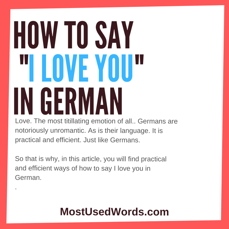 I Like German